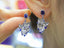 14K GOLD 1.12 CTW NATURAL SAPPHIRE & SAPPHIRE EARRINGS