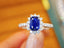 14K GOLD 1.45 CTW NATURAL SAPPHIRE & DIAMOND RING