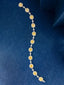 14K GOLD 5.00 CTW NATURAL YELLOW DIAMOND & DIAMOND BRACELET