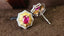 14K GOLD 1.00 CTW NATURAL RUBY & DIAMOND EARRINGS