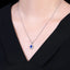 14K GOLD 0.94 CTW VIVID BLUE NATURAL SAPPHIRE & DIAMOND PENDANT