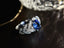 14K GOLD 2.04 CTW NATURAL SAPPHIRE & DIAMOND RING