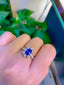14K GOLD 2.31 CTW NATURAL SAPPHIRE & DIAMOND RING