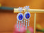 14K GOLD 3.21 CTW NATURAL SAPPHIRE & DIAMOND EARRINGS