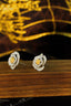 14K GOLD 1.20 CT NATURAL COLOR DIAMOND EARRINGS