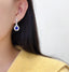 14K GOLD 5.52 CTW NATURAL SAPPHIRE & DIAMOND EARRINGS