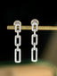 14K GOLD 0.56 CT NATURAL H DIAMOND EARRINGS