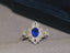 14K GOLD 1.76 CTW NATURAL SAPPHIRE & DIAMOND RING