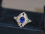 14K GOLD 1.76 CTW NATURAL SAPPHIRE & DIAMOND RING