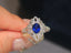 14K GOLD 1.76 CTW NATURAL SAPPHIRE & DIAMOND RING