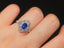 14K GOLD 1.76 CTW NATURAL SAPPHIRE & DIAMOND RING