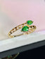 14K GOLD 0.75 CT NATURAL TSAVORITE RING