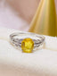 14K GOLD 1.82 CT NATURAL SAPPHIRE & DIAMOND RING