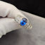 14K GOLD 2.69 CTW NATURAL SAPPHIRE & DIAMOND RING