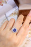 14K GOLD 2.81 CTW NATURAL SAPPHIRE & DIAMOND RING