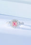 14K GOLD 0.63 CTW NATURAL PINK DIAMOND & DIAMOND RING