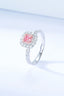 14K GOLD 0.63 CTW NATURAL PINK DIAMOND & DIAMOND RING