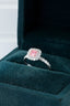 14K GOLD 0.63 CTW NATURAL PINK DIAMOND & DIAMOND RING