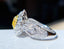 14K GOLD 1.62 CTW NATURAL YELLOW DIAMOND & DIAMOND RING