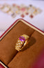 14K GOLD 1.08 CTW NATURAL PADPARADSCHA SAPPHIRE & DIAMOND RING