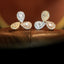 14K GOLD 0.66 CT NATURAL H DIAMOND EARRINGS