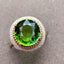 14K GOLD 5.95 CT NATURAL TOURMALINE & DIAMOND RING