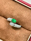 14K GOLD 1.05 CTW NATURAL EMERALD & DIAMOND RING