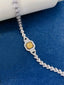 14K GOLD 2.13 CTW NATURAL YELLOW DIAMOND & DIAMOND BRACELET