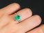 14K GOLD 2.08 CTW NATURAL EMERALD & DIAMOND RING/PENDANT( WITHOUT CHAIN )