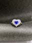 14K GOLD 1.71 CTW NATURAL SAPPHIRE & DIAMOND RING