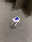 14K GOLD 1.71 CTW NATURAL SAPPHIRE & DIAMOND RING