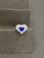 14K GOLD 1.71 CTW NATURAL SAPPHIRE & DIAMOND RING