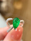 14K GOLD 3.03 CTW NATURAL EMERALD & DIAMOND RING