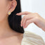 14K GOLD 2.30 CTW NATURAL YELLOW DIAMOND & DIAMOND EARRINGS