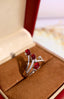 14K GOLD 1.70 CTW NATURAL RUBY & DIAMOND RING