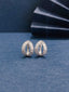 14K GOLD 0.70 CT NATURAL H DIAMOND EARRINGS