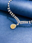 14K GOLD 5.71 CTW NATURAL YELLOW DIAMOND & DIAMOND NECKLACE