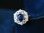 14K GOLD 2.47 CTW NATURAL SAPPHIRE & DIAMOND RING