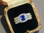 14K GOLD 1.87 CTW NATURAL SAPPHIRE & DIAMOND RING