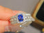 14K GOLD 1.87 CTW NATURAL SAPPHIRE & DIAMOND RING