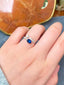 14K GOLD 1.03 CTW NATURAL SAPPHIRE & DIAMOND RING