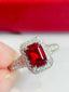 14K GOLD 1.81 CTW NATURAL RUBY & DIAMOND RING