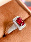 14K GOLD 1.81 CTW NATURAL RUBY & DIAMOND RING