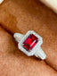 14K GOLD 1.81 CTW NATURAL RUBY & DIAMOND RING