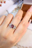 14K GOLD 1.18 CTW NATURAL RUBY & DIAMOND RING