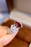 14K GOLD 1.18 CTW NATURAL RUBY & DIAMOND RING