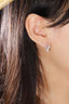 14K GOLD 0.40 CTW NATURAL PINK DIAMOND & DIAMOND EARRINGS