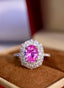 14K GOLD 2.16 CTW NATURAL PADPARADSCHA SAPPHIRE & DIAMOND RING