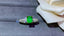 14K GOLD 1.01 CTW VIVID GREEN NATURAL EMERALD & DIAMOND RING