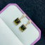 14K GOLD 2.54 CTW NATURAL TOURMALINE & DIAMOND EARRINGS